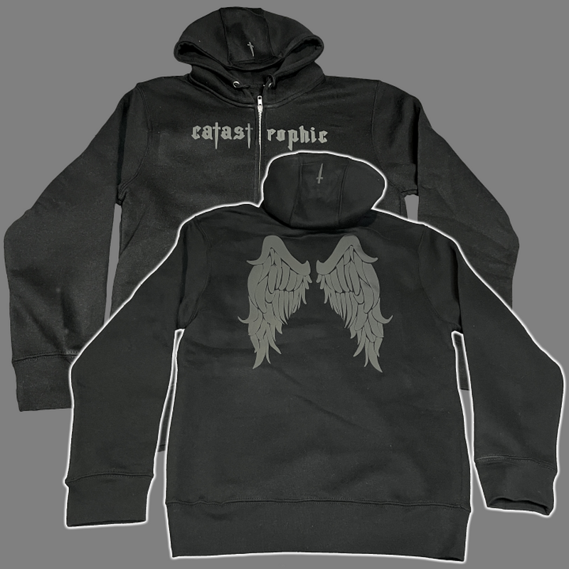 OG LOGO PUFF + WINGS FULL ZIP